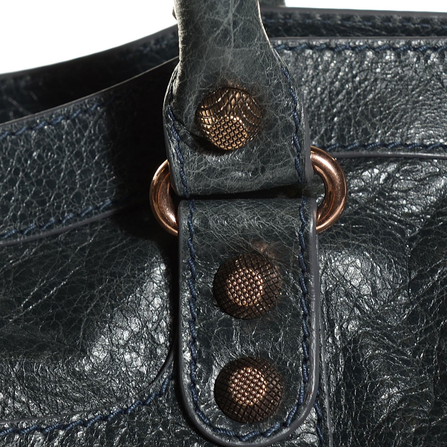 Agneau Giant 12 Rose Gold Hardware City Anthracite