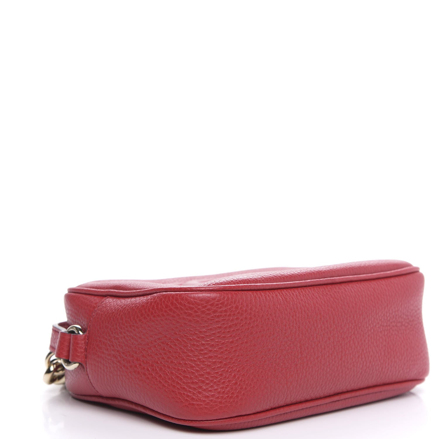 Gucci Pebbled Calfskin Small Soho Disco Bag Tabasco Red 4 of 12