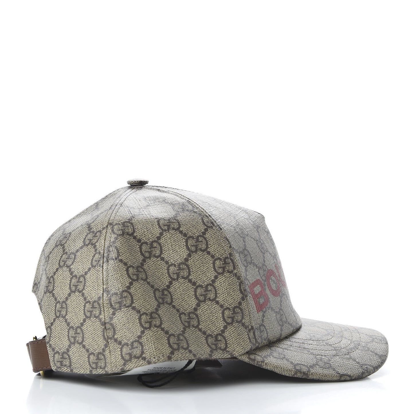 GG Supreme Monogram Boutique Print Baseball Hat M Beige