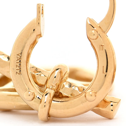 Louis Vuitton Baby Louise Earrings Gold 5 of 7