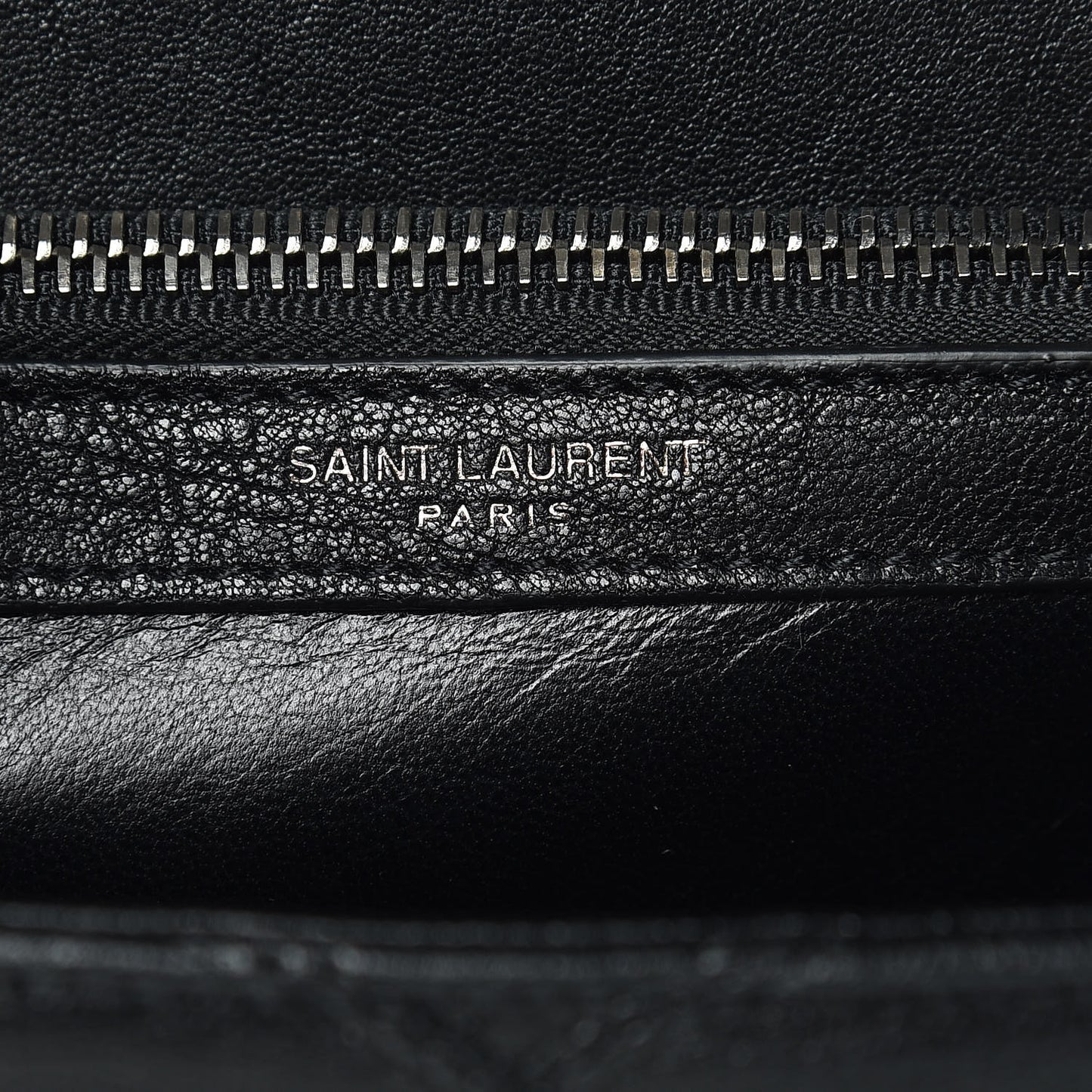 Calfskin Matelasse Diamond Quilted Monogram Medium College Bag Black