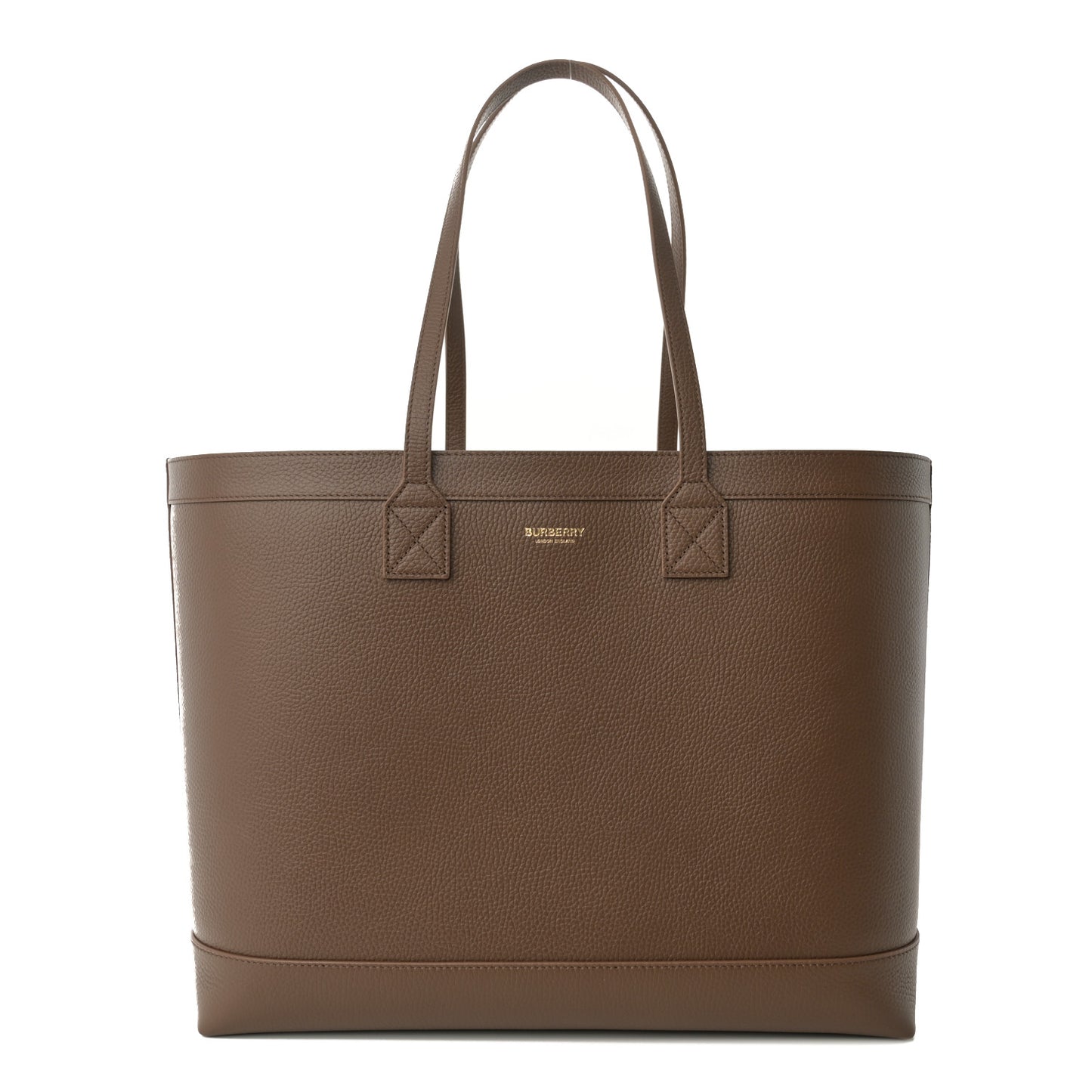 Grainy Calfskin Medium London Tote Bag Earth