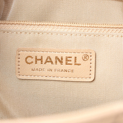 Chanel Lambskin Quilted Large Classic Shopping Tote Beige 6 of 9