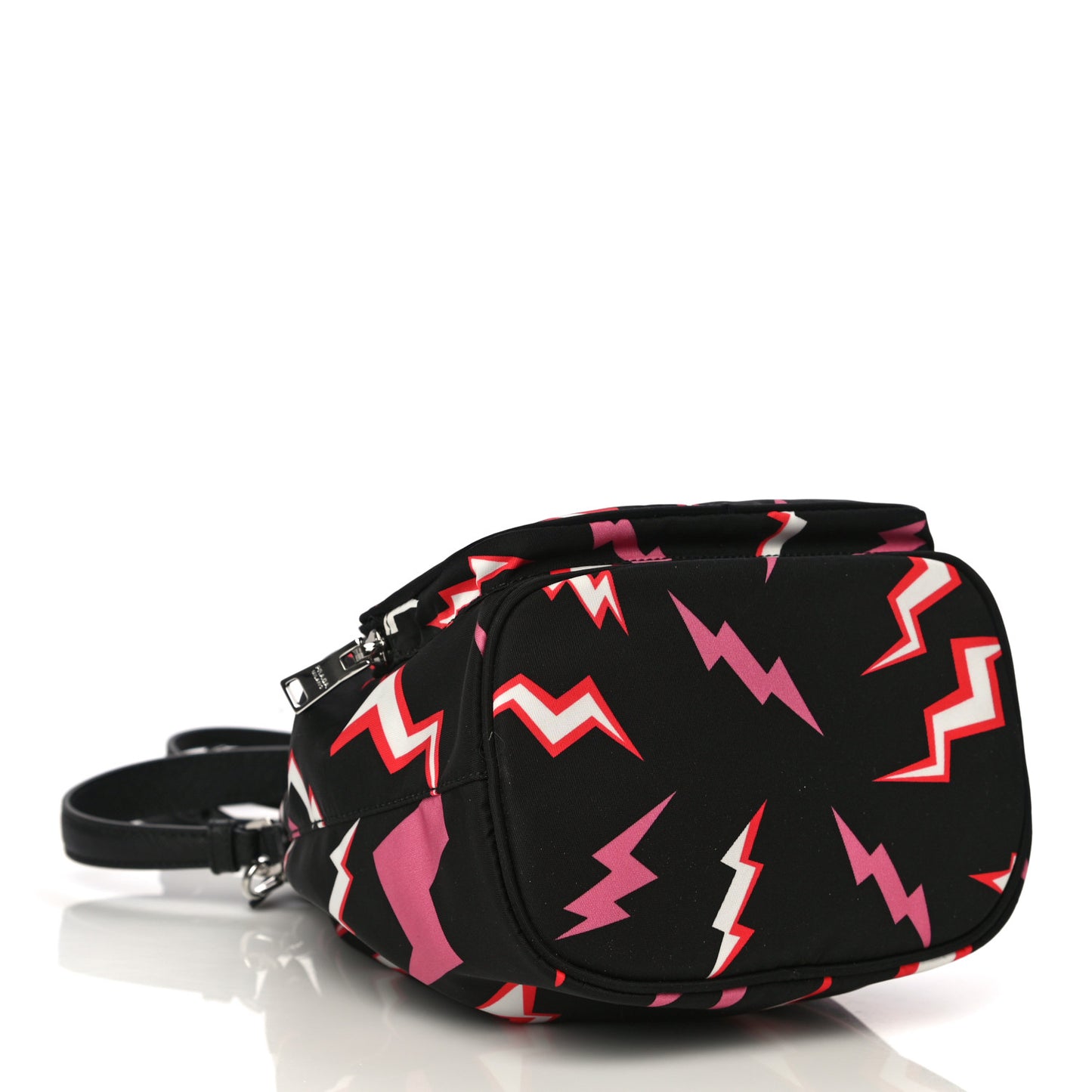 X UNIVERSAL STUDIOS Tessuto Nylon Saffiano Thunder Frankenstein Mini Bucket Crossbody Bag Lacca