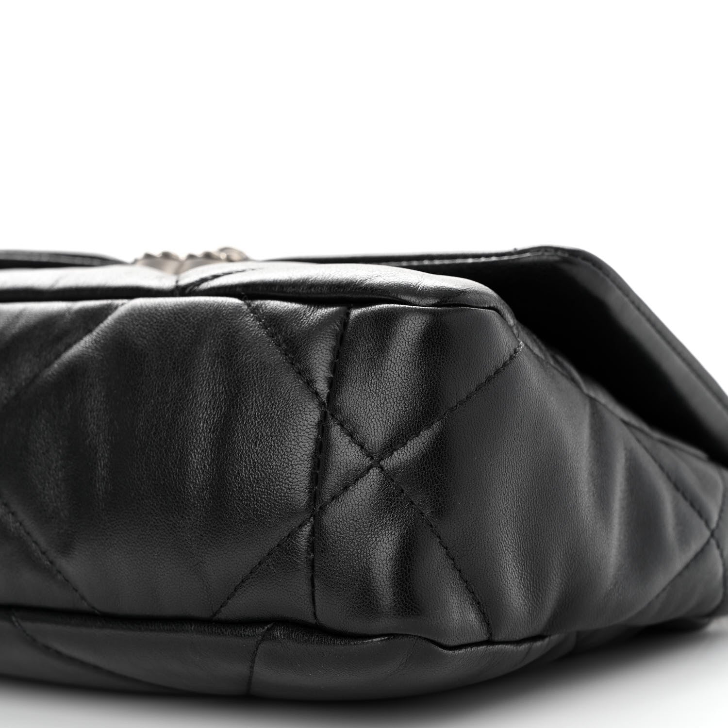 Chanel Lambskin Quilted Medium Chanel 19 Flap Black 10 of 12