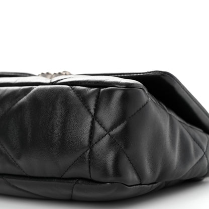 Chanel Lambskin Quilted Medium Chanel 19 Flap Black 10 of 12
