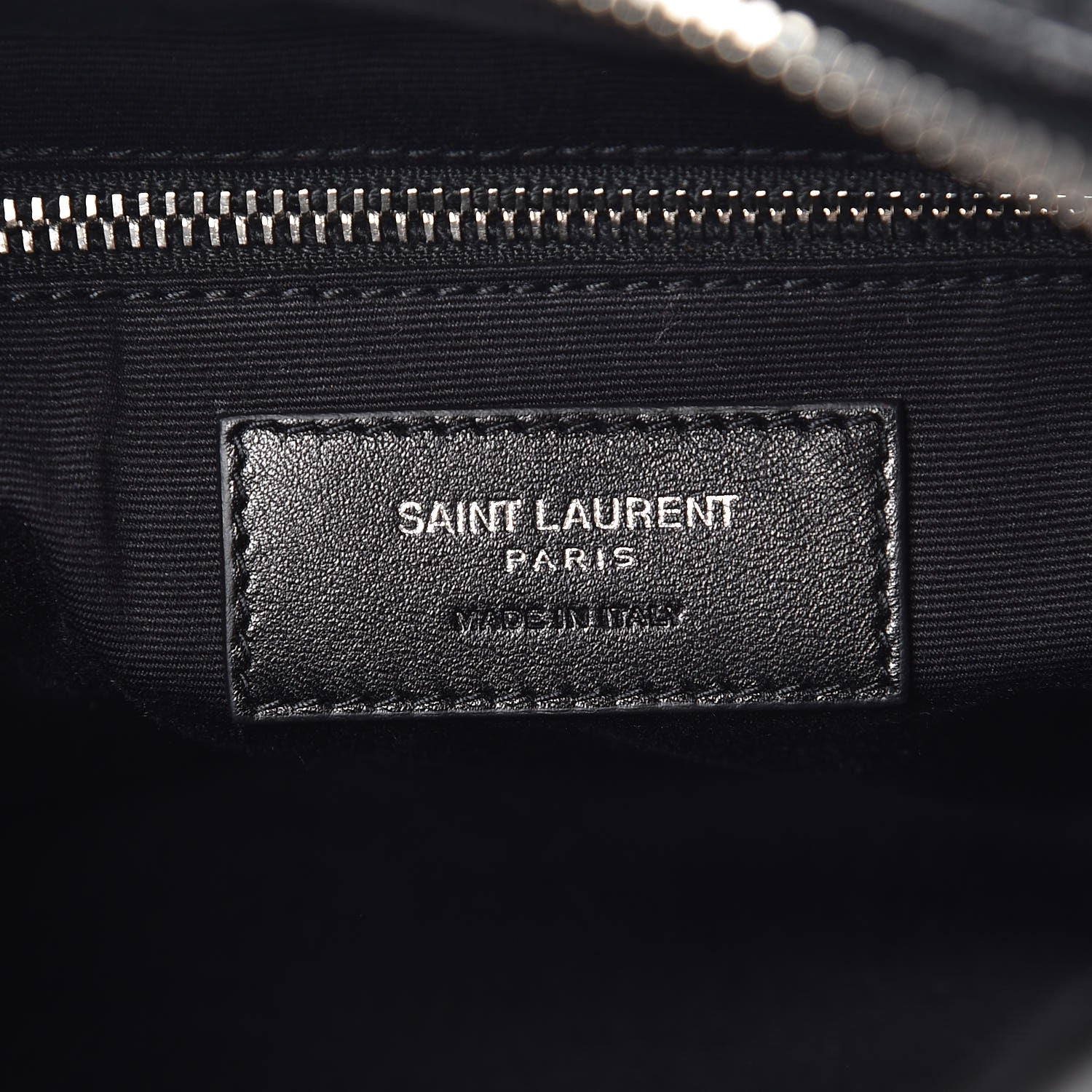 Saint Laurent Calfskin Y Quilted Monogram Small Loulou Bowling Bag Black 6 of 7