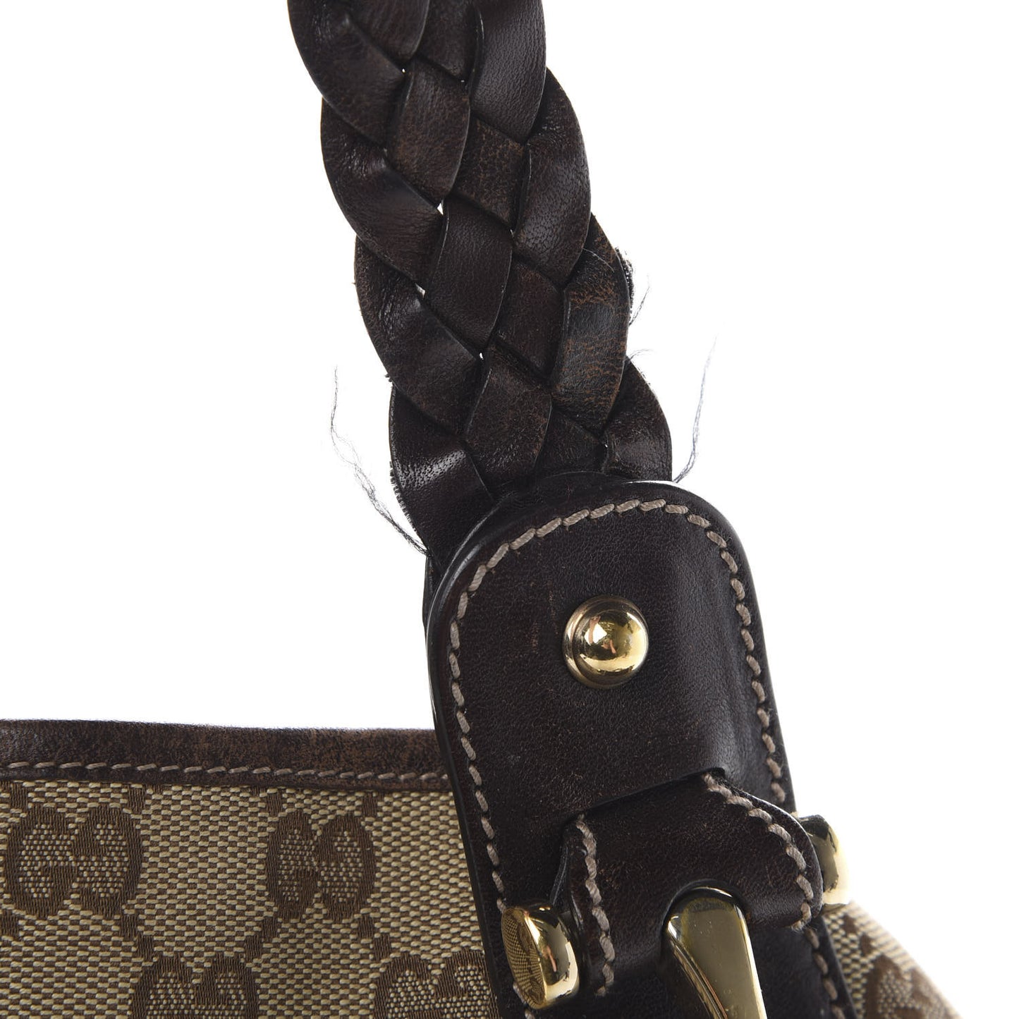 Monogram Medium Pelham Shoulder Bag Dark Brown