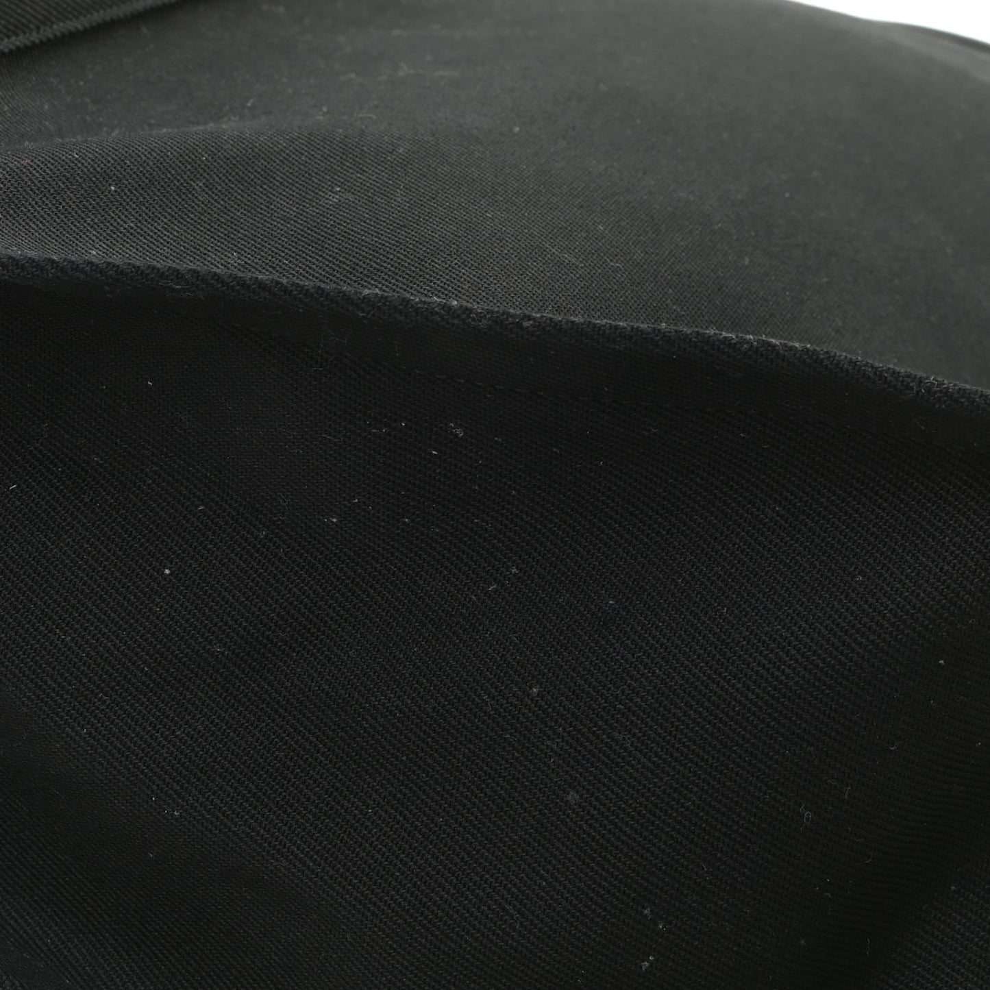 Linen Calfskin Rive Gauche Tote Black