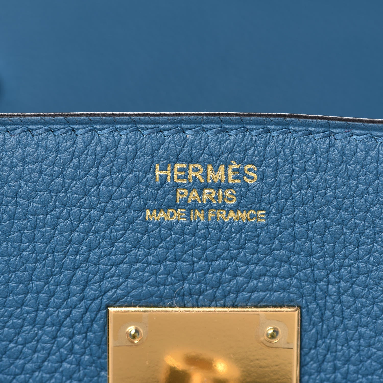 Hermes Togo Birkin 30 Cobalt 9 of 36