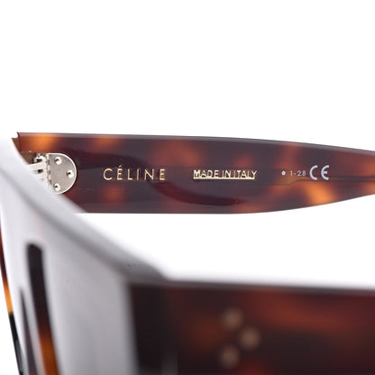 Celine Sunglasses CL40013I Havana Black 6 of 7