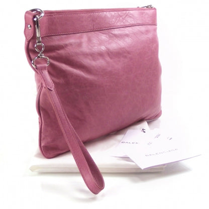 Balenciaga Agneau GSH Flat Clutch Framboise 2 of 8