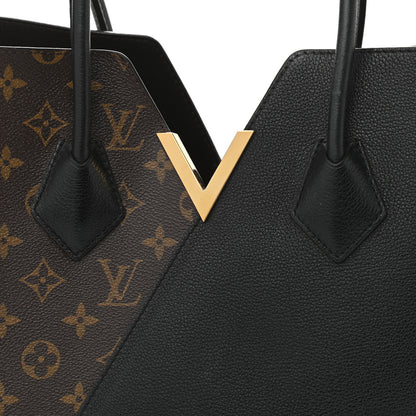 Louis Vuitton Calfskin Monogram Kimono Tote Black 8 of 11