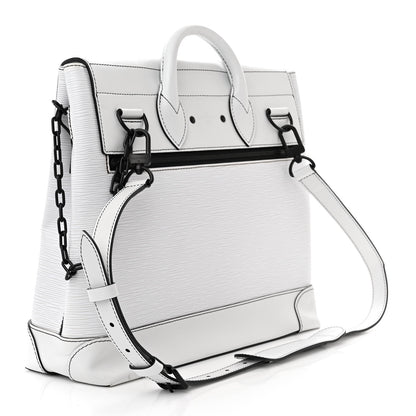 Louis Vuitton Epi Steamer PM White 3 of 10