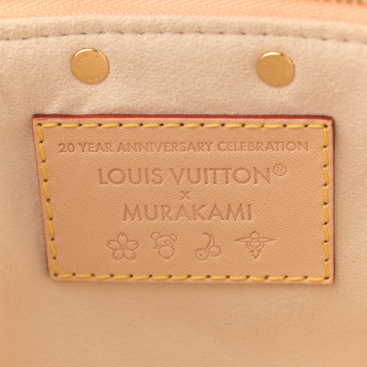 LV X TM Monogram Multicolor Pochette Accessories White