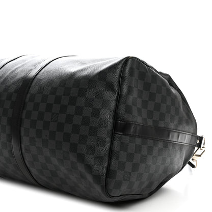 Louis Vuitton Damier Graphite Keepall Bandouliere 55 10 of 18