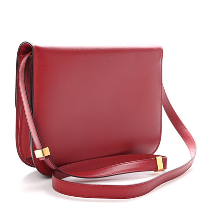Celine Box Calfskin Medium Classic Box Flap Bag Dark Brick 3 of 11