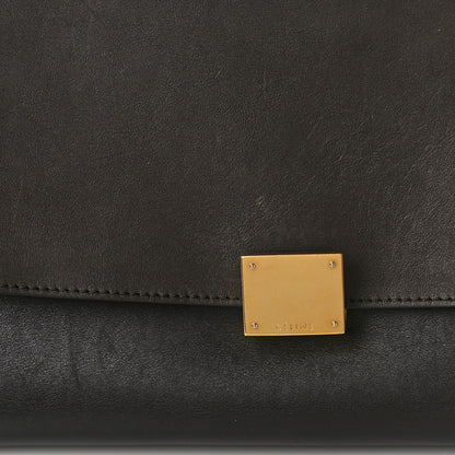 Celine Smooth Calfskin Suede Medium Tri-Color Trapeze Terracotta 10 of 11