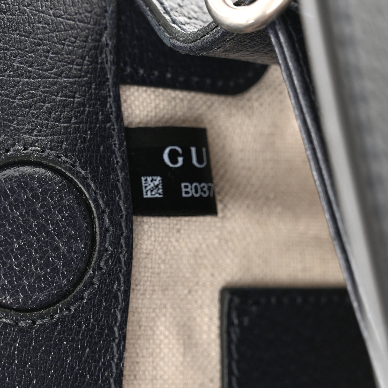 Gucci GG Supreme Monogram Textured Dollar Calfskin Web Small Ophidia Chain Shoulder Bag Beige Blue 10 of 11