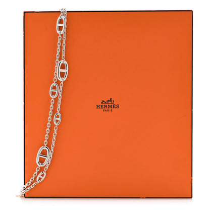 Hermes Sterling Silver Farandole Necklace 120 7 of 7