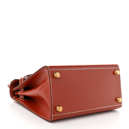 Hermes Box Mini Kelly Sellier 20 Brique 4 of 10