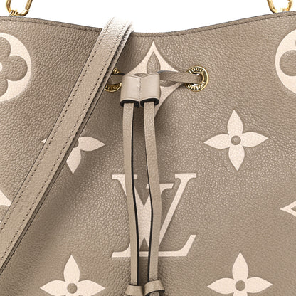 Louis Vuitton Empreinte Monogram Giant Neonoe MM Tourterelle Creme 8 of 11