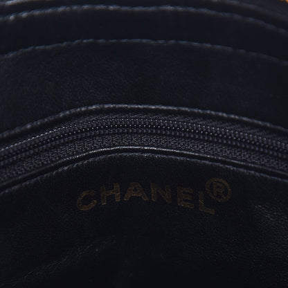 Chanel Velvet Quilted Shoulder Bag Black 6 of 8