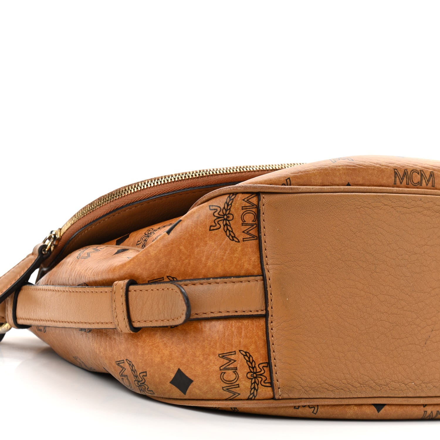 MCM Visetos Heritage Crossbody Cognac 8 of 19