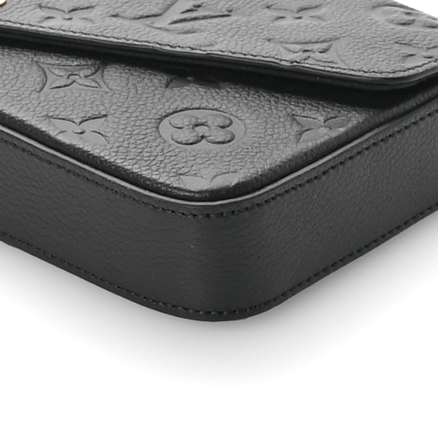 Empreinte Pochette Felicie Chain Wallet Black