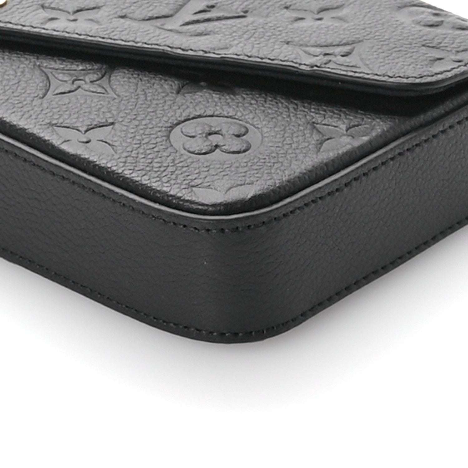 Louis Vuitton Empreinte Pochette Felicie Chain Wallet Black 10 of 10