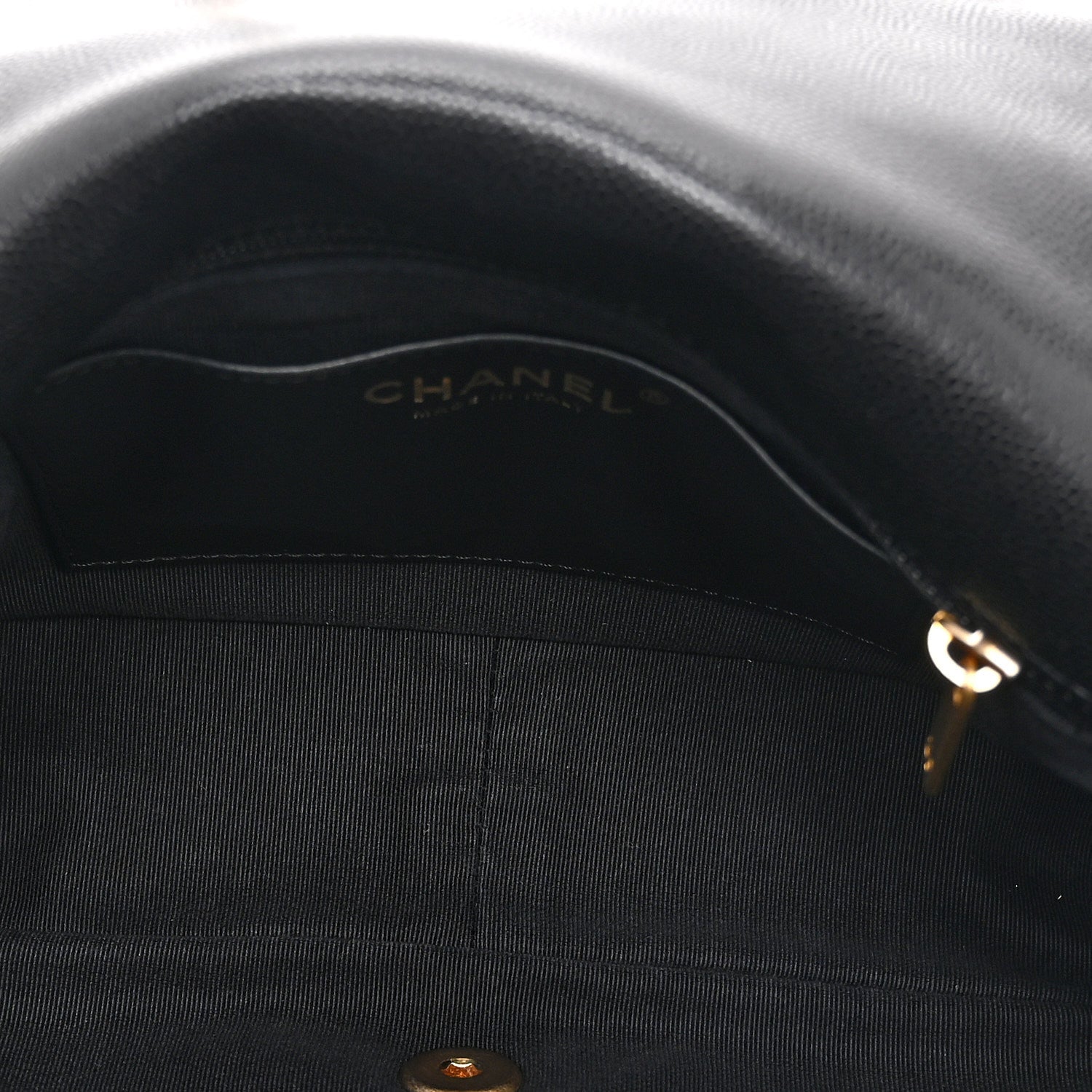 Chanel Caviar Quilted Medium Chain Flap  Black 5 of 10