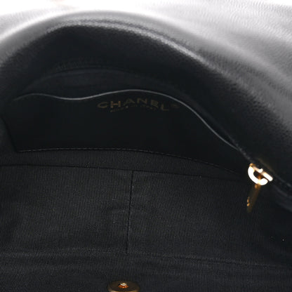Chanel Caviar Quilted Medium Chain Flap  Black 5 of 10