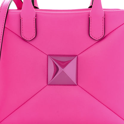 Valentino Garavani Nappa Tonal Monochrome Small One Stud Handbag Pink PP 8 of 10