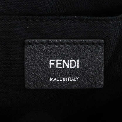 Fendi Vitello Dolce Crystal Heart Croc Tail Mini By The Way Boston Bag Black Rosso 6 of 6