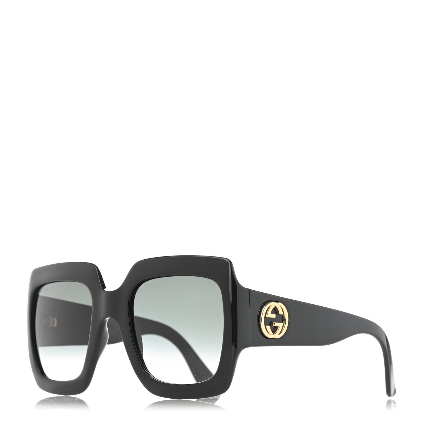 Acetate Square Frame Sunglasses GG0053S Black