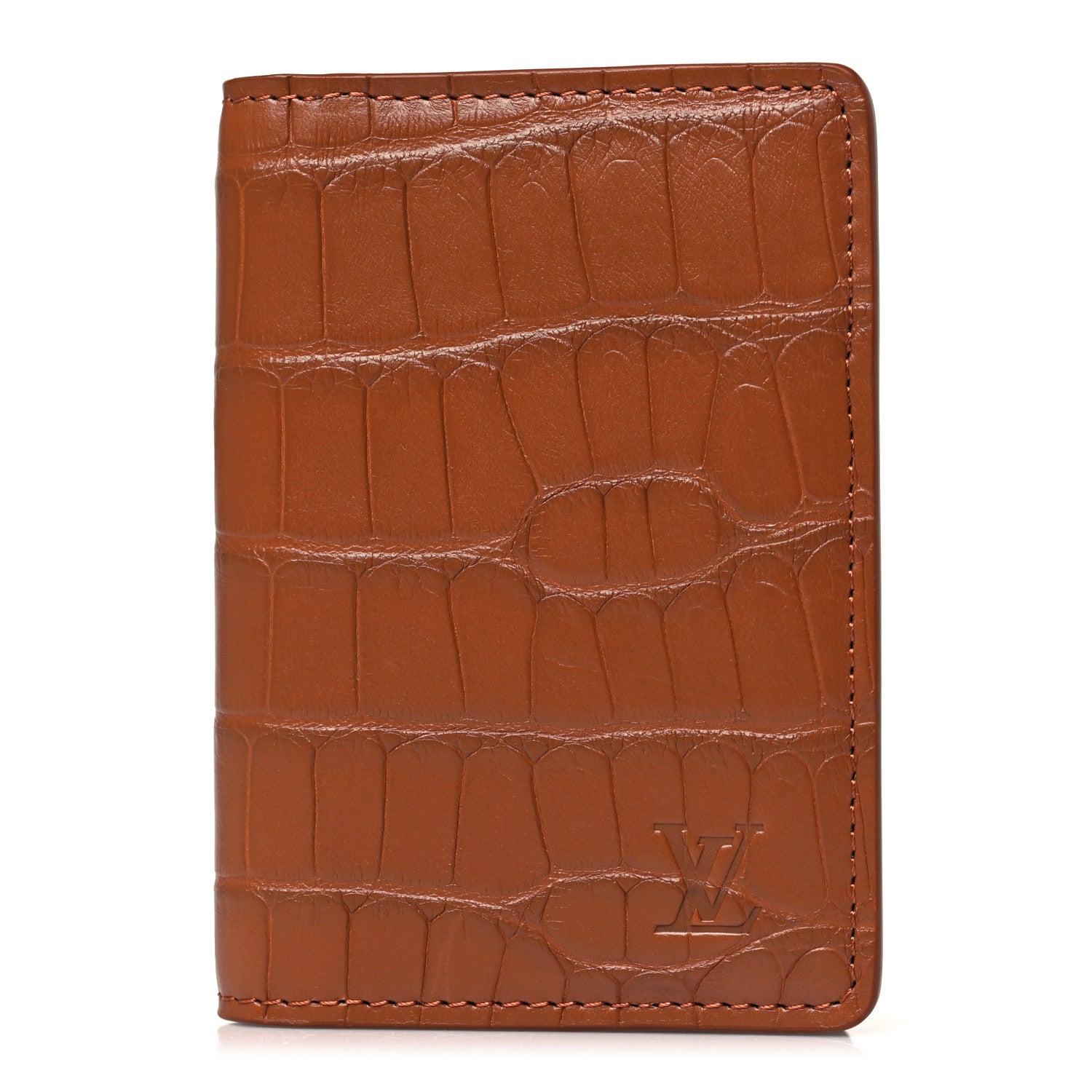 Louis Vuitton Crocodile Pocket Organizer Cognac 1 of 7