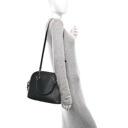 Gucci Microguccissima Medium Dome Bag Black 2 of 11
