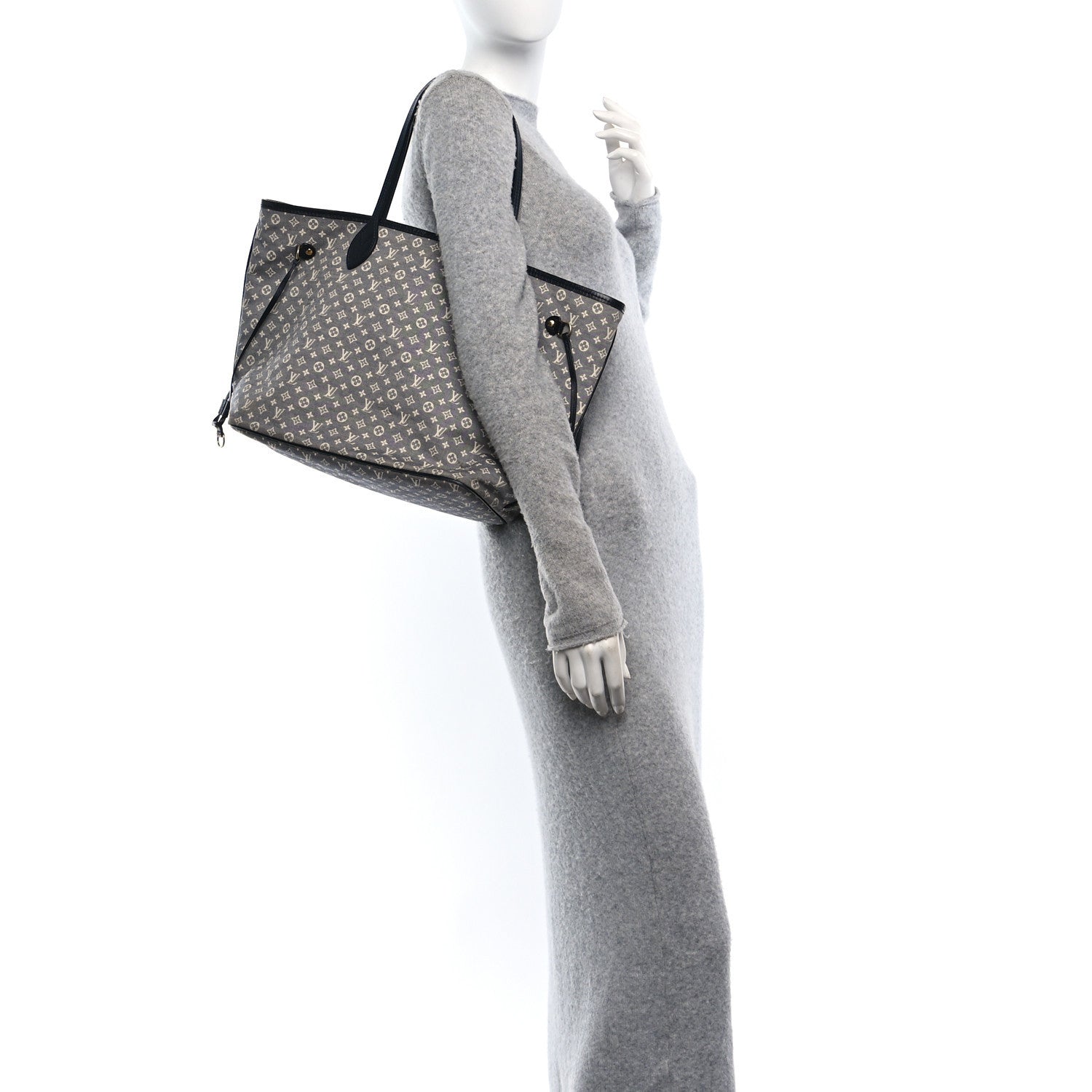 Louis Vuitton Monogram Idylle Neverfull MM Encre 2 of 11