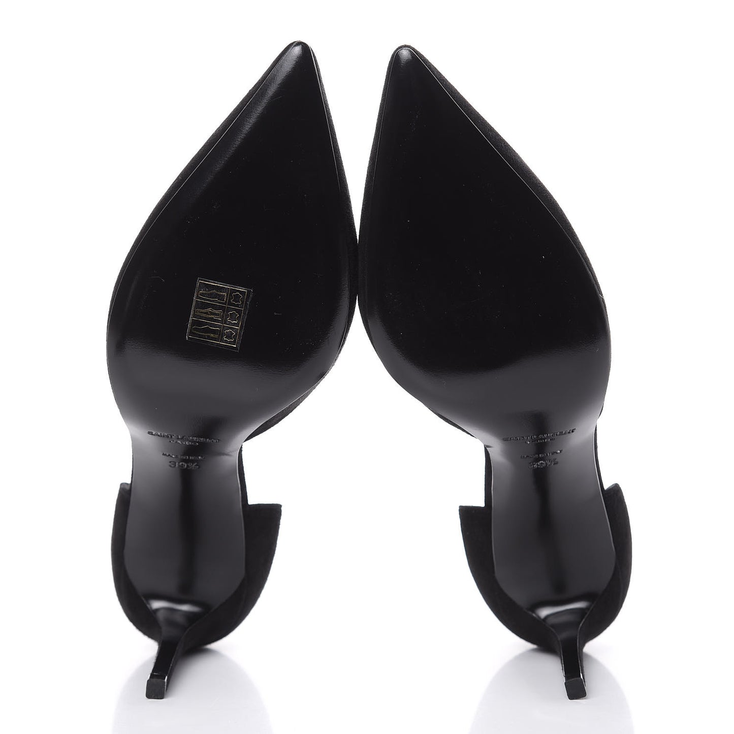 Kid Scamosciato Skinny D'Orsay 105 Pumps 39.5 Black