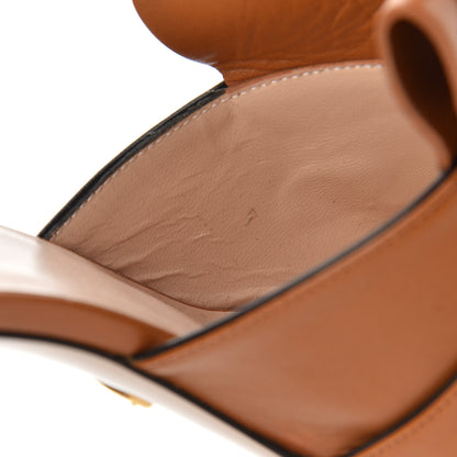 Gucci Malaga Kid GG Marmont Fringe 75mm Slide Sandals 38.5 Cognac 8 of 14