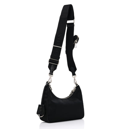 Prada Nylon Re-Edition 2005 Shoulder Bag Black 3 of 8