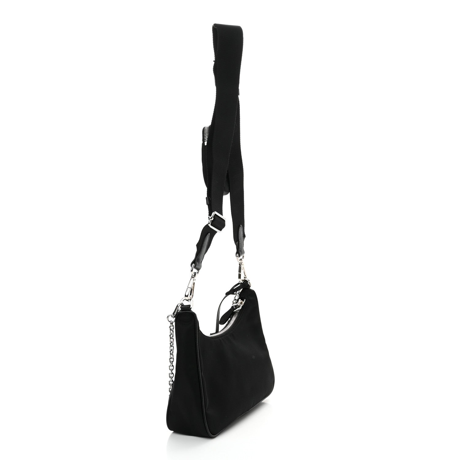 Prada Nylon Re-Edition 2005 Shoulder Bag Black 3 of 11