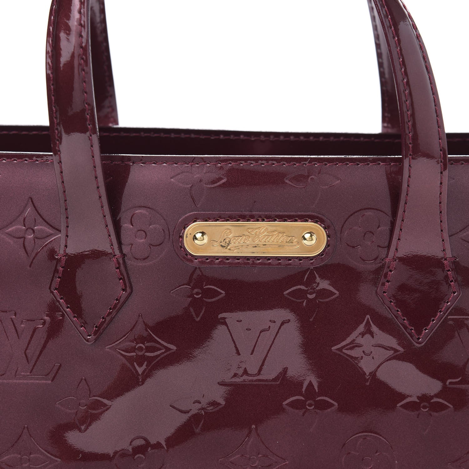Louis Vuitton Vernis Wilshire PM Rouge Fauviste 8 of 8
