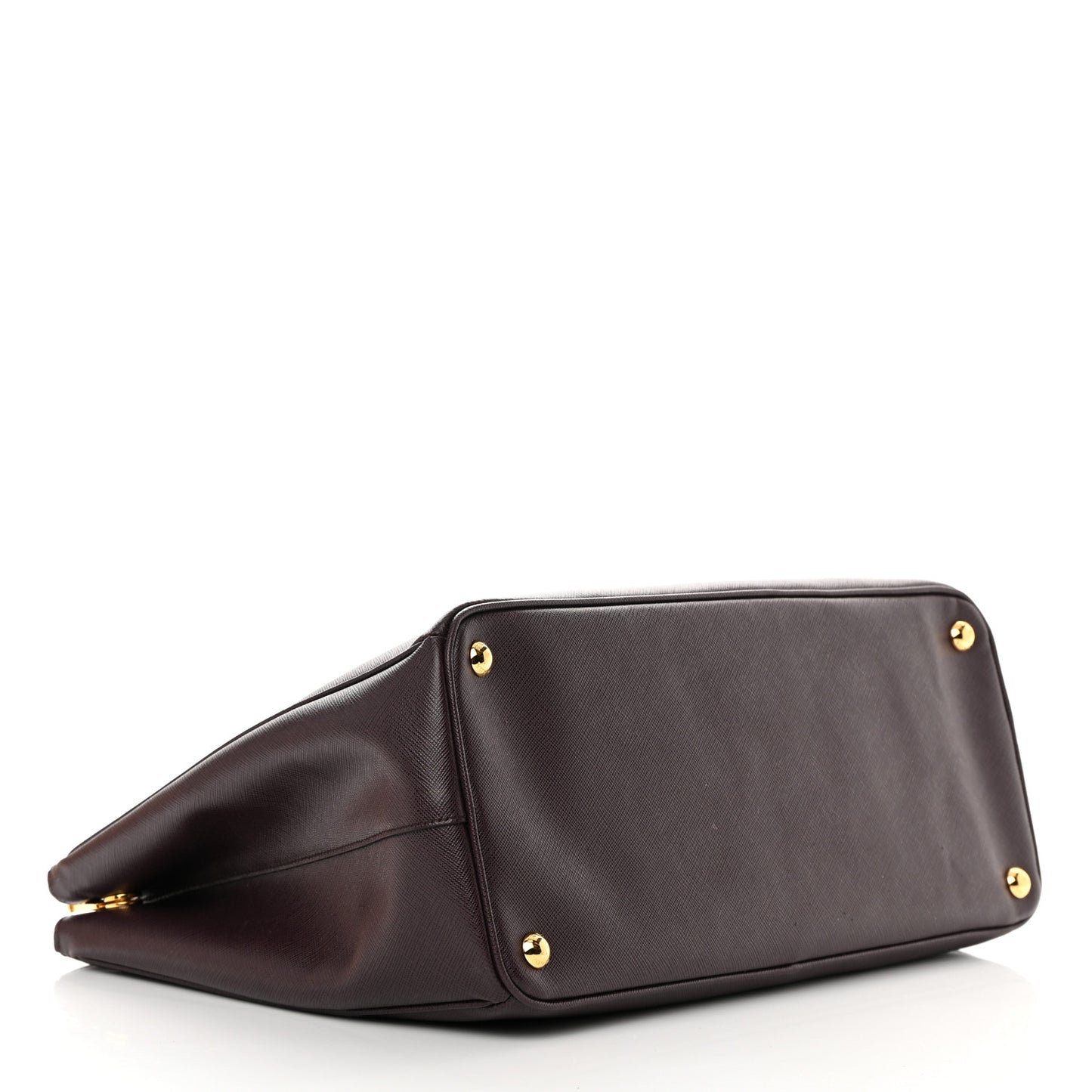 Saffiano Lux Large Galleria Double Zip Tote Granato