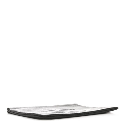 Chanel Caviar Timeless CC Cosmetic Pouch Black 4 of 8