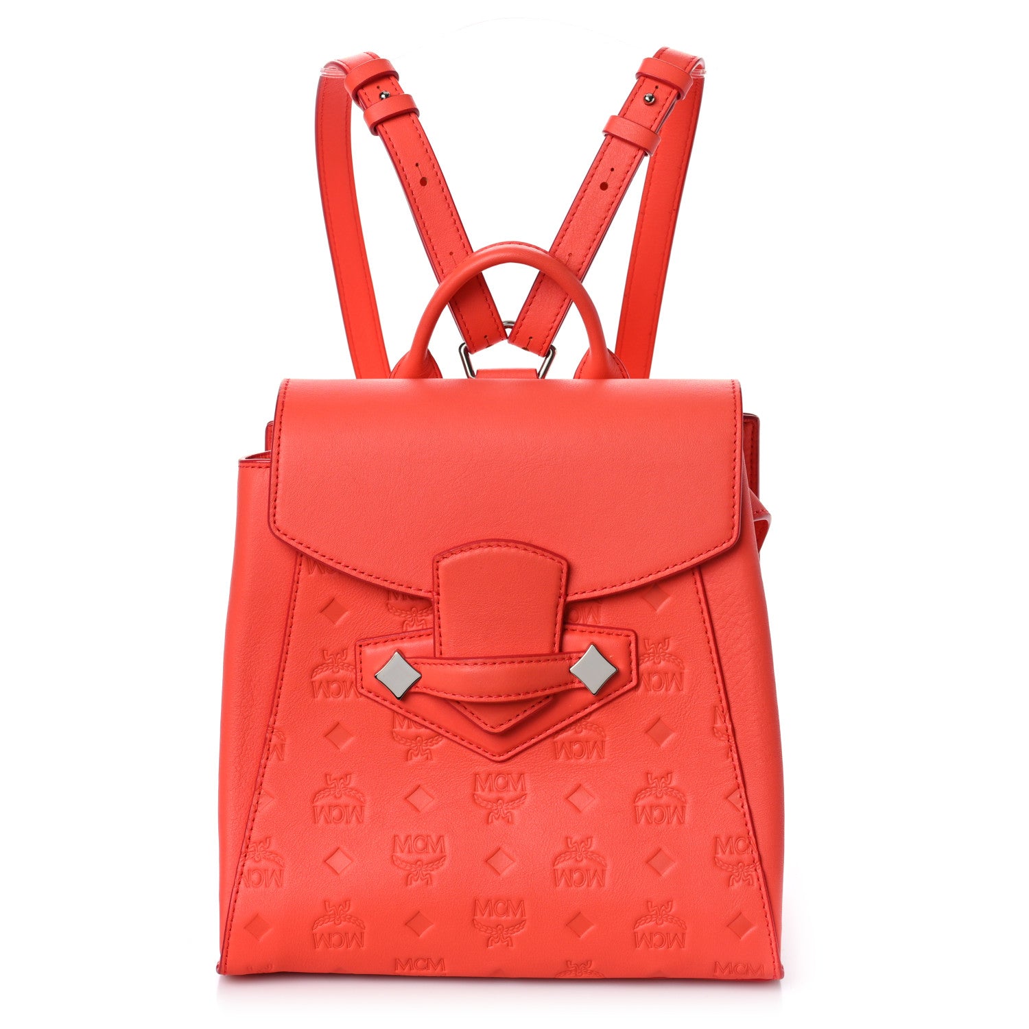 MCM Calfskin Ottomar Monogram Essential Small Backpack 1 of 8