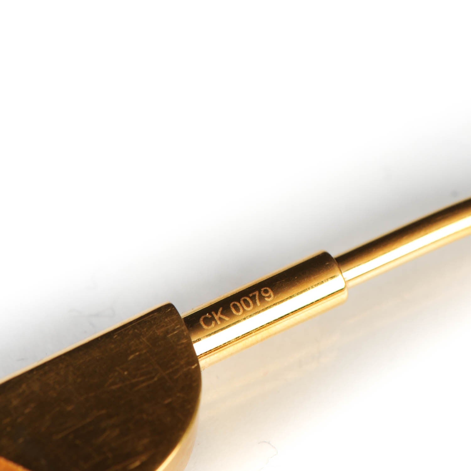Louis Vuitton Couture Safety Pin Key Holder Gold 3 of 4