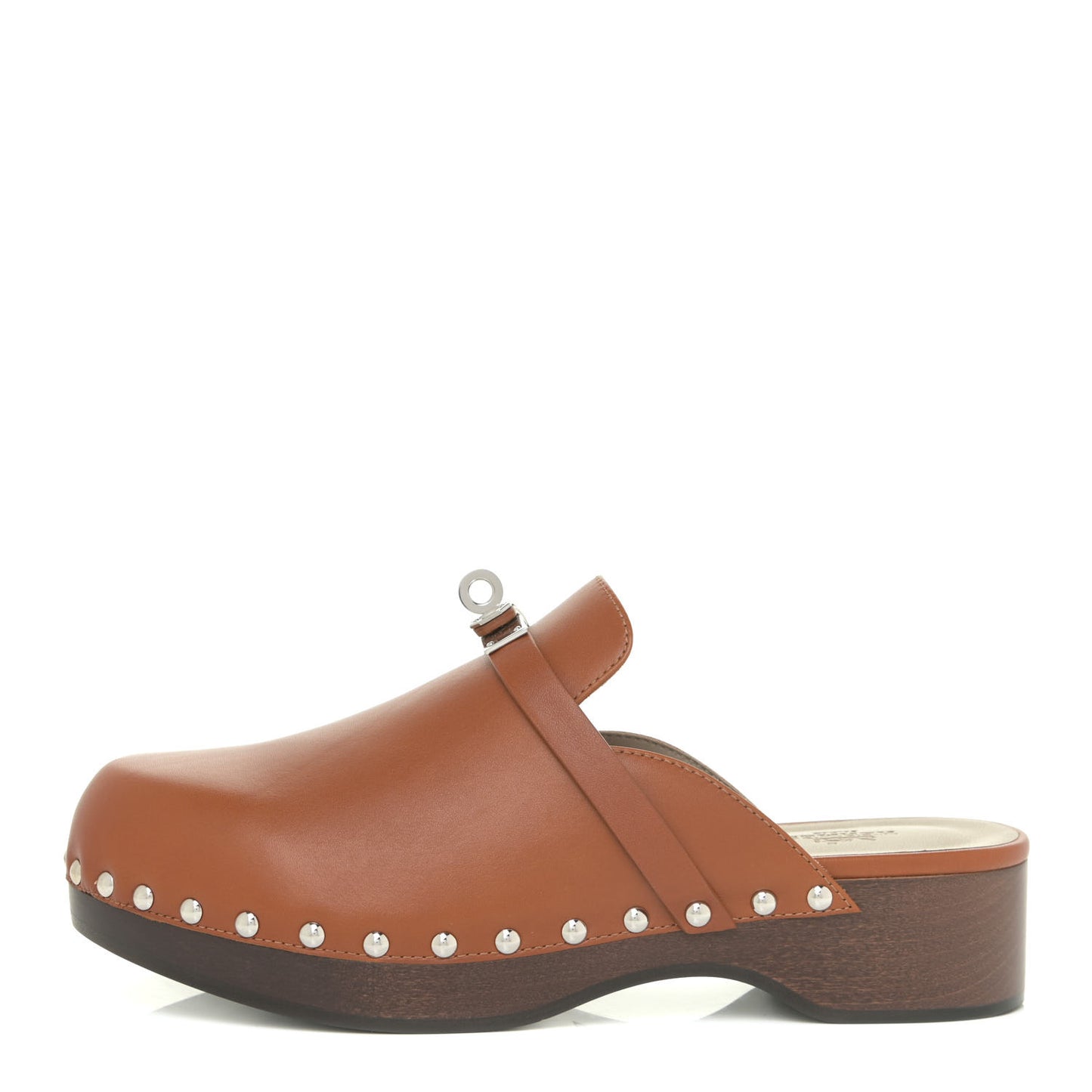 Heritage Calfskin Carlotta Mules 37 Naturel