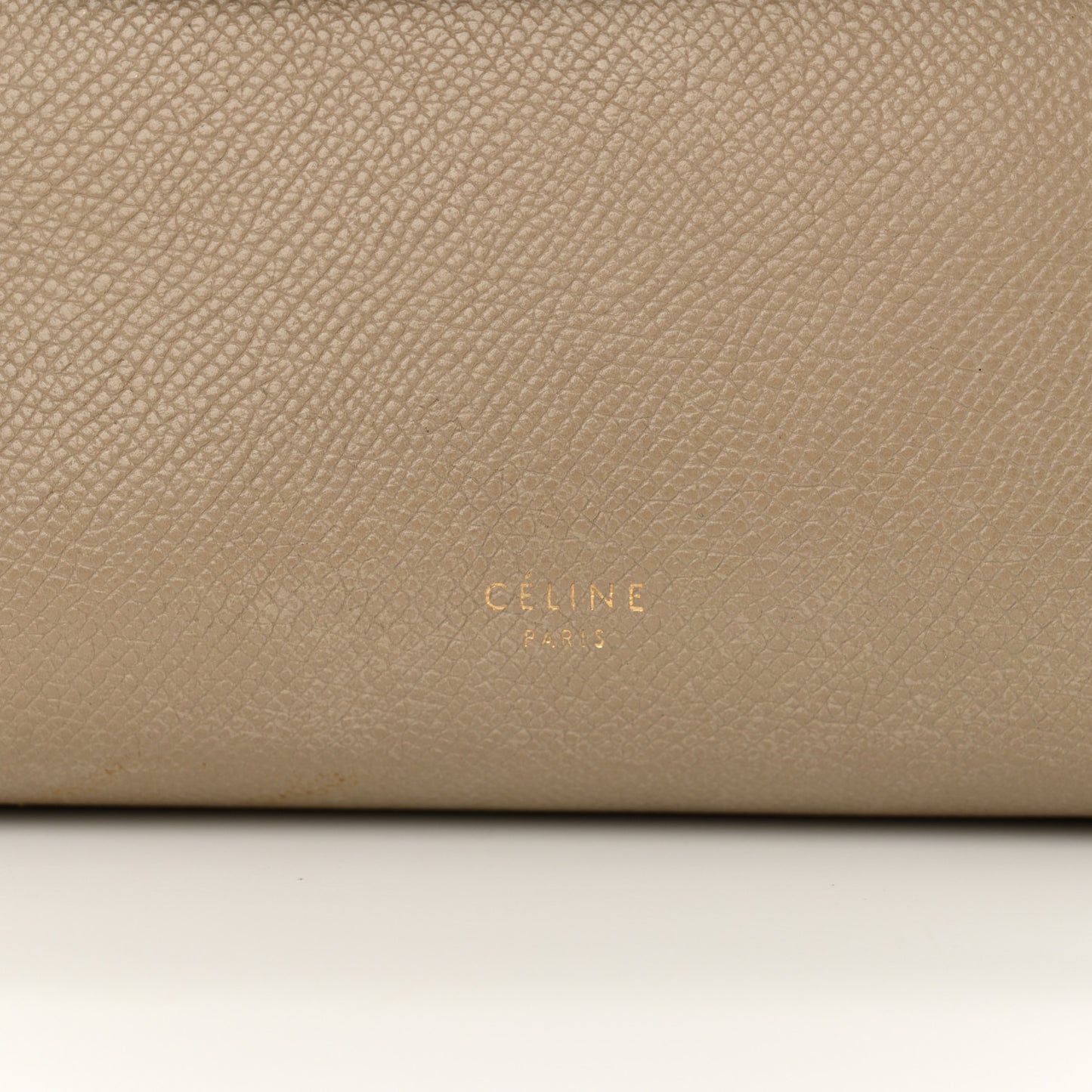 Grained Calfskin Nano Belt Bag Light Taupe