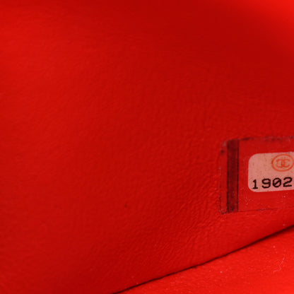 Chanel Patent Calfskin Striped Mini Rectangular Flap Red 7 of 10